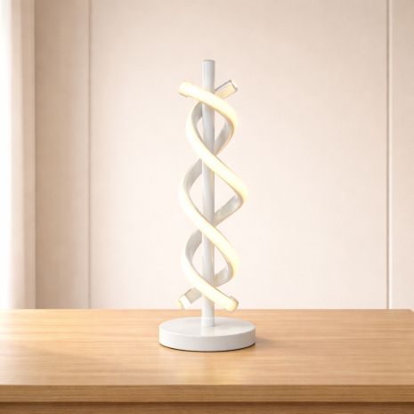 Белый настольный светильник TD2029