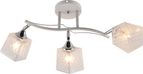 Декоративная люстра INTEREES IS XA1594-3 WH+CR Декоративная люстра INTEREES IS XA1594-3 WH+CR