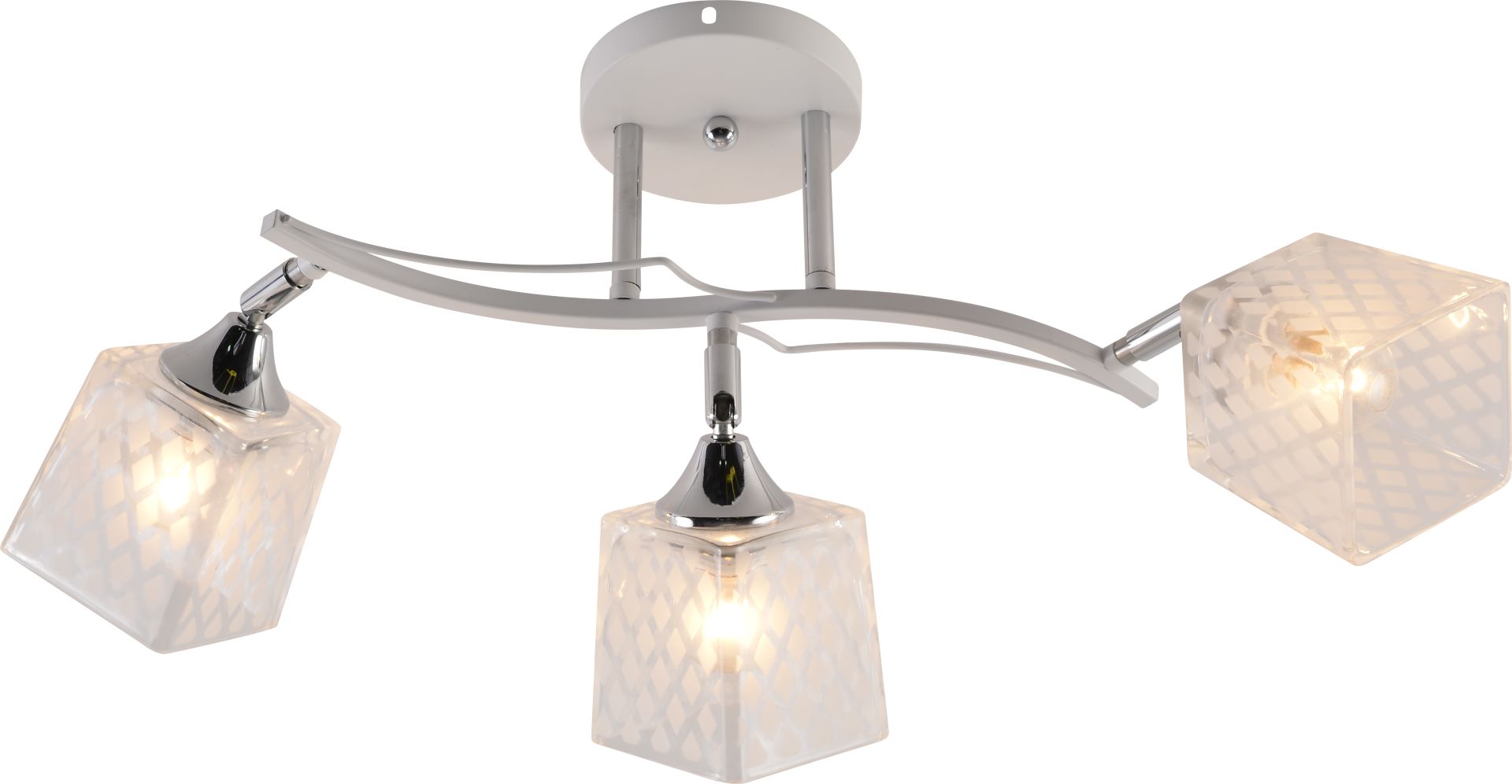 Декоративная люстра INTEREES IS XA1594-3 WH+CR Декоративная люстра INTEREES IS XA1594-3 WH+CR