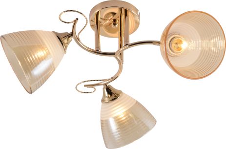 Декоративная люстра INTEREES IS XA1597-3 GOLD CHROME