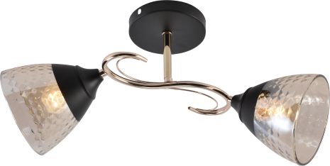 Люстра декоративна INTEREES IS XA1526B-2 BK+GOLD CHROME Люстра декоративна INTEREES IS XA1526B-2 BK+GOLD CHROME