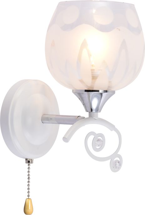 Бра настенная INTEREES IS XA1435B-1 WH+CR Бра настенная INTEREES IS XA1435B-1 WH+CR