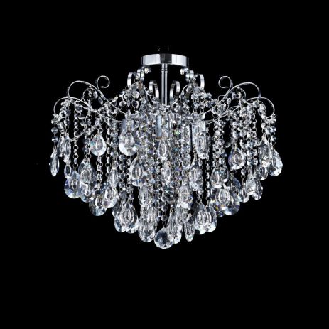 Люстра потолочная хрустальная на 6 плафонов VALESO TT1102-600 для гостиной и спальни.