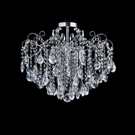 Люстра потолочная хрустальная на 6 плафонов VALESO TT1102-600 для гостиной и спальни.