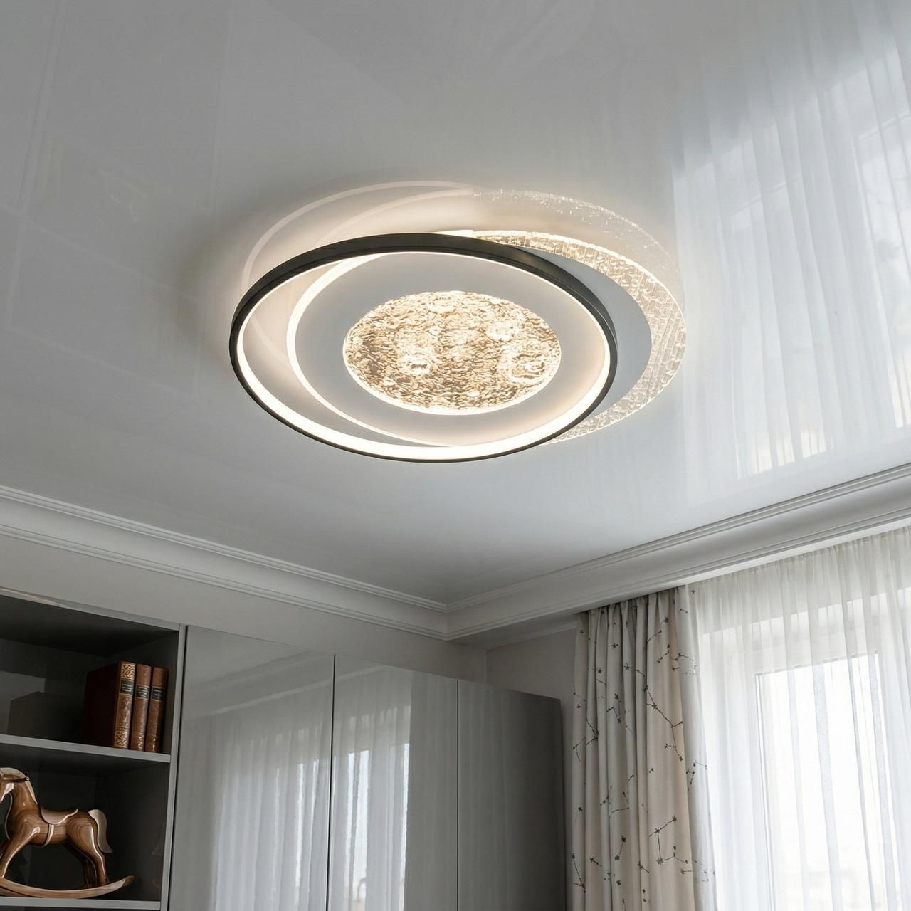 LED Люстра Diasha 90W до 20 м² у білому кольорі (2570-C) LED Люстра Diasha 90W до 20 м² у білому кольорі (2570-C)