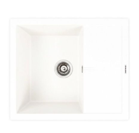 Кухонная гранитная мойка 5850 REYNA VALESO белоснежная