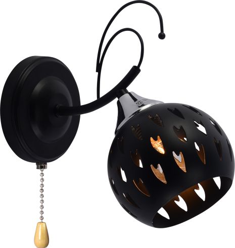 Бра настенная INTEREES IS XA1314-1 BK+CR Бра настенная INTEREES IS XA1314-1 BK+CR