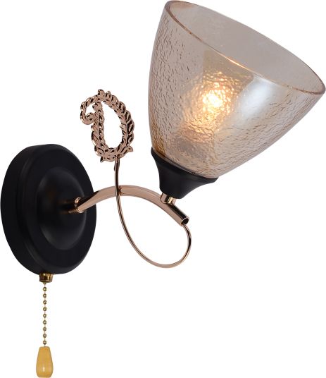 Бра настенная INTEREES IS XA1321B-1 BK+GOLD CHROME Бра настенная INTEREES IS XA1321B-1 BK+GOLD CHROME