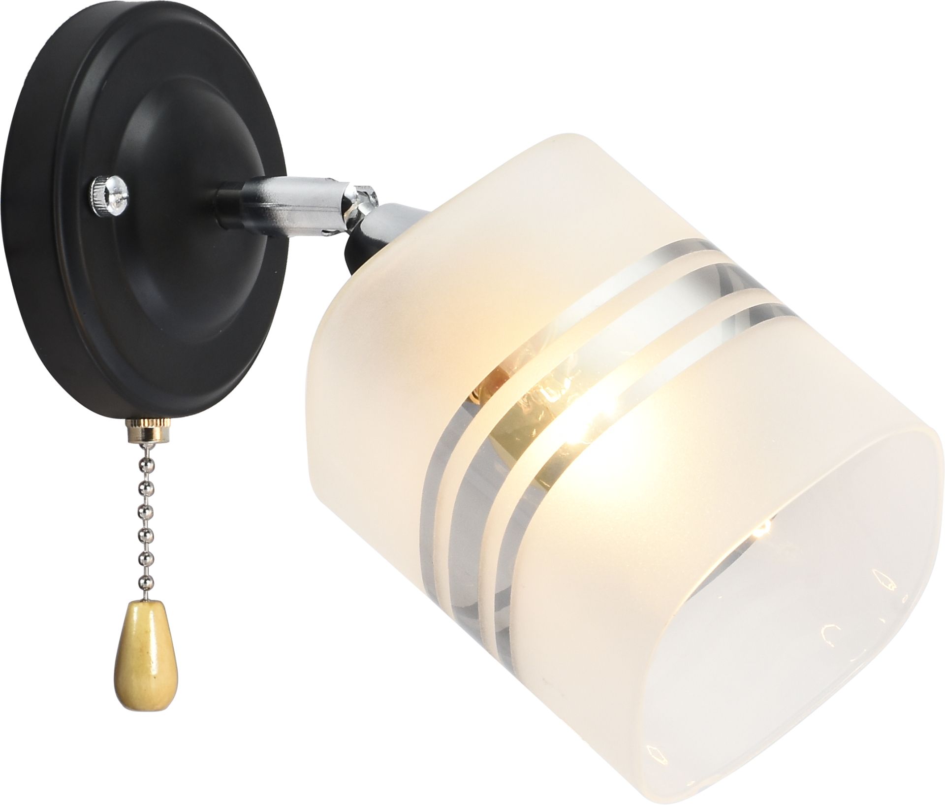 Бра настенная INTEREES IS XA1236B-1 BK+CR Бра настенная INTEREES IS XA1236B-1 BK+CR