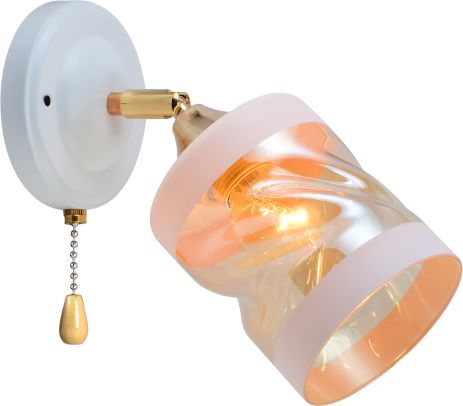 Бра настінне INTEREES IS XA1236-1 WH+GOLD CHROME Бра настінне INTEREES IS XA1236-1 WH+GOLD CHROME