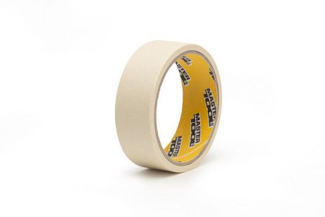 Стрічка малярська універсальна GripBond Easy 30 мм×15 м біла MASTERTOOL 79-9942