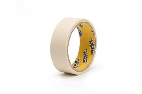 Стрічка малярська універсальна GripBond Easy 30 мм×15 м біла MASTERTOOL 79-9942