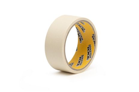 Універсальна малярська стрічка GripBond Easy 38 мм×15 м біла MASTERTOOL 79-9943