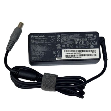 Блок живлення для ноутбука Lenovo 20V 3.25A 65W 7.9*5.5 мм прямокутний без кабеля 220V