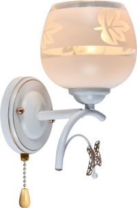 Бра настенная INTEREES IS DA5110B-1 WH+GOLDEN PATINA Бра настенная INTEREES IS DA5110B-1 WH+GOLDEN PATINA