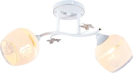 Декоративная люстра INTEREES IS DA5110B-2 WH+GOLDEN PATINA