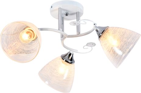 Люстра декоративна INTEREES IS XA1206B-3 WH+CR Люстра декоративна INTEREES IS XA1206B-3 WH+CR