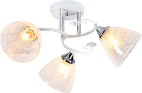Декоративная люстра INTEREES IS XA1206B-3 WH+CR