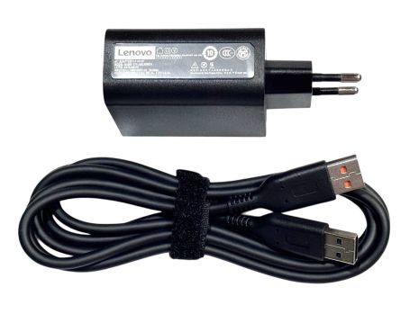 Блок живлення для ноутбука Lenovo 20V 2A 40W USB квадратний з кабелем