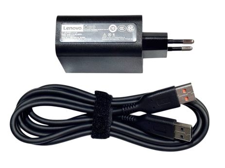 Блок питания для ноутбука Lenovo 20V 2A 40W USB квадратный с кабелем