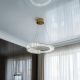 Подвесная хрустальная люстра LED Diasha 55W до 12 м² цвет Золото 561/500G