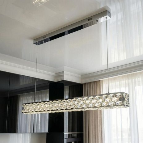 Люстра для рецепшена Diasha 43W до 10 м² цвет Хром 7891/1000CH Люстра для рецепшена Diasha 43W до 10 м² цвет Хром 7891/1000CH