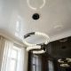 Светодиодная люстра хрусталь в гостиную Diasha 54W до 12 м² цвет Хром 7968/600+400BHR