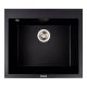 Чёрная гранитная кухонная мойка 5750 DAVINA VALESO
