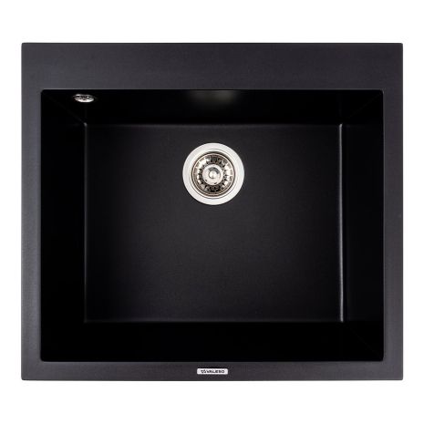 Чёрная гранитная кухонная мойка 5750 DAVINA VALESO Чёрная гранитная кухонная мойка 5750 DAVINA VALESO
