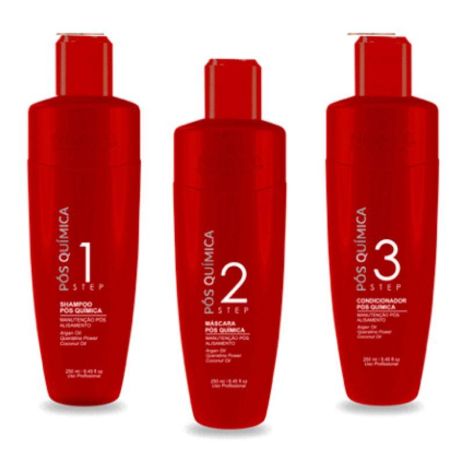 Набір Nuance Pos Quimica Mascara для інтенсивного відновлення волосся після хімічних процедур 3х250 мл