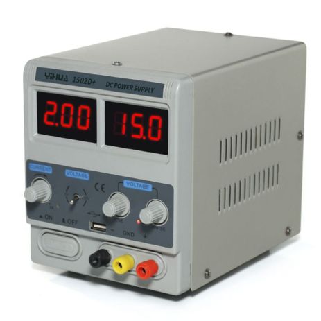 Блок живлення YIHUA 1502D+ / трансформаторний / 15V / 2A / + USB Блок живлення YIHUA 1502D+ / трансформаторний / 15V / 2A / + USB