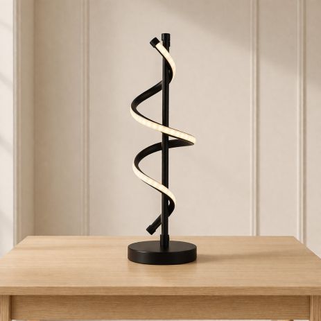 Настольная светодиодная лампа TD2014 BK 12W черная