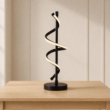 Настольная светодиодная лампа TD2014 BK 12W черная