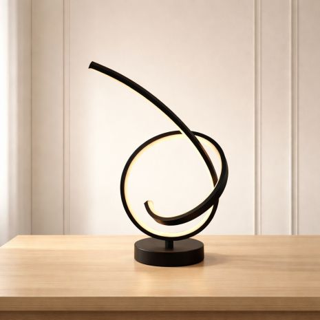 Светодиодный настольный светильник TD2002, Черный