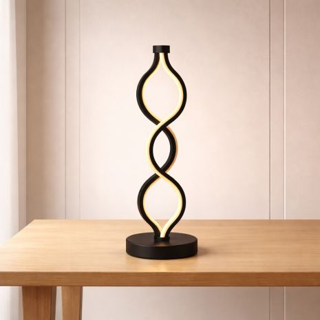 Черный настольный светильник TD2027