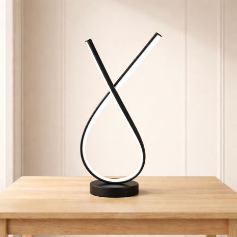 Черный настольный светильник TD2030