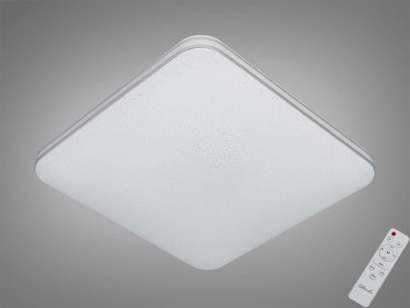 Люстра лед RGB в спальню Diasha 70W до 16 м² цвет Белый DB-8501A/400x400RGB