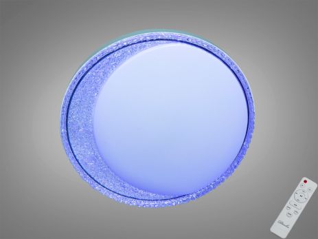 Люстра с RGB подсветкой в зал Diasha 70W до 16 м² цвет Белый DB-8308/400RGB