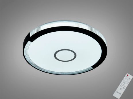 Смарт светильник в спальню Diasha 70W до 16 м² цвет Белый+Черный DB-8313/400RGB