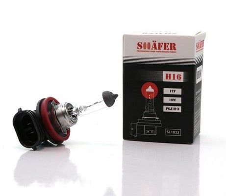 Лампа галогеновая H16 12V19W (картонная упаковка 1шт), SHAFER (SL1023)
