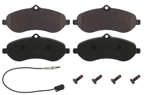 Колодки передние Jumpy II/Expert II/Scudo (с датчиком) 07-, SHAFER (SB24595)