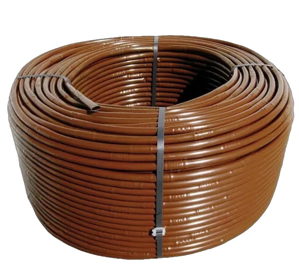 Крапельна трубка багаторічна Presto-PS коричнева з крапельницями через 25 см, довжина 200 м з маркуванням метражу (MCL-25-200 BR) Крапельна трубка багаторічна Presto-PS коричнева з крапельницями через 25 см, довжина 200 м з маркуванням метражу (MCL-25-200 BR)