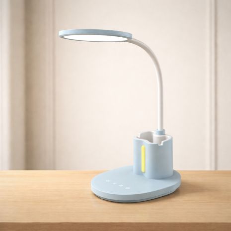 Настольная гибкая светодиодная лампа Sirius BL-1503 голубая
