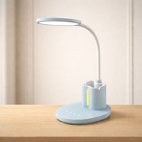 Настольная гибкая светодиодная лампа Sirius BL-1503 голубая
