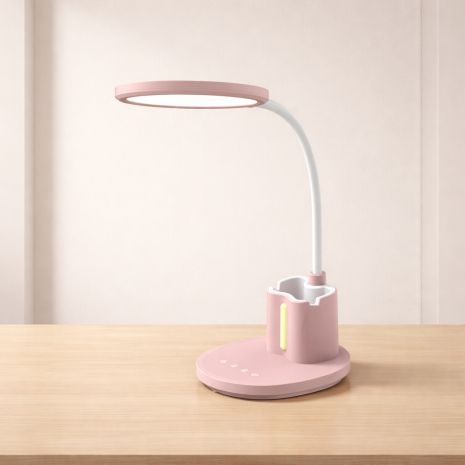 Настільна лампа гнучка світлодіодна Sirius BL-1503 рожева