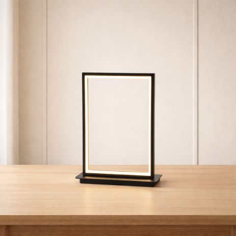 Настільна лампа VALESO світлодіодна акрилова 22801TL BK чорна