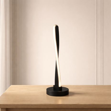 Черная настольная светодиодная лампа TD2034 BK 12W Черная настольная светодиодная лампа TD2034 BK 12W