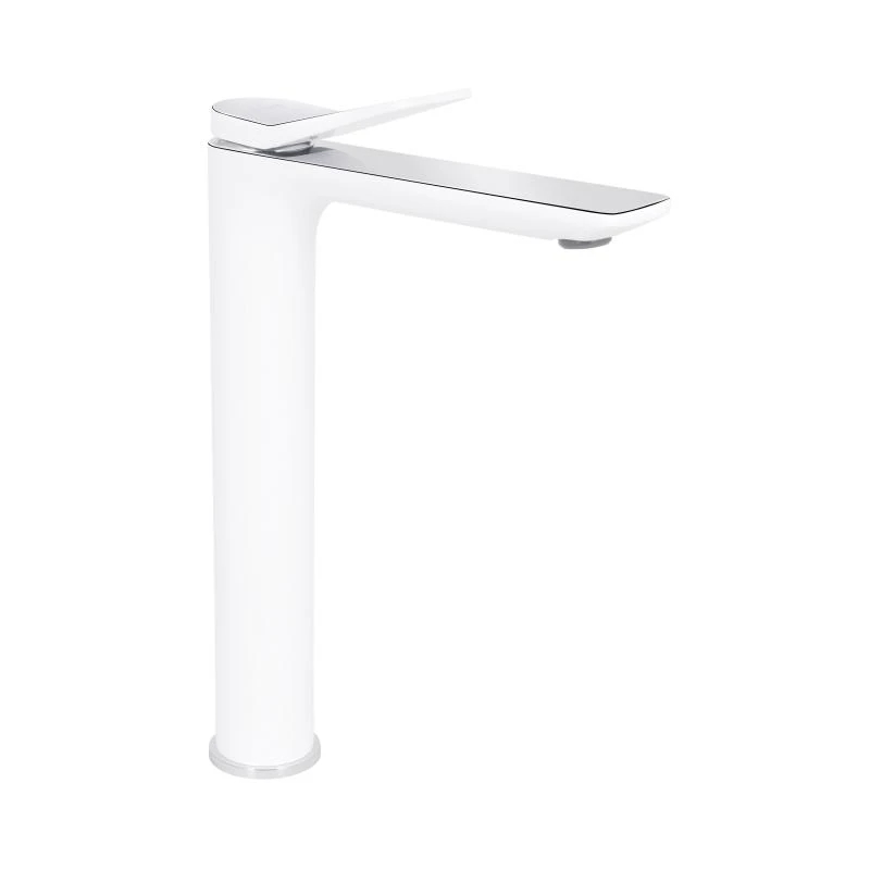 Змішувач для раковини Qtap Presto високий QTPRE269CRW45577 Chrome/White Змішувач для раковини Qtap Presto високий QTPRE269CRW45577 Chrome/White