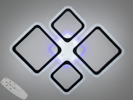 Люстра в дитячу з регулюванням яскравості Diasha 67W до 16 м² колір Білий A8170/2+2WH 3col dim