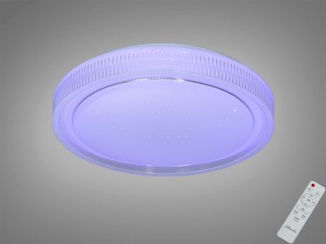 Світлодіодна люстра з пультом RGB Diasha 70W до 16 м² колір Білий DB-8311/400RGB